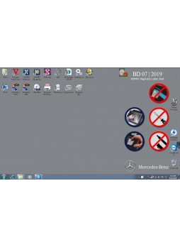 2019.07 version newest xdos xentry das wis epc mb star c4 diagnostic hdd for CF52 laptop